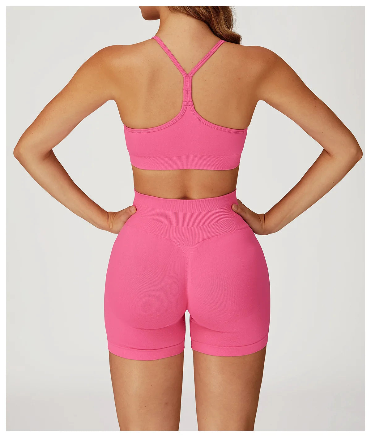 Seamless Women Yoga Bra Beautiful Back Tank Top Push Up Running Sport Bra Women Breathable Fitness Solid Color Underwea Crop Top