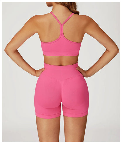 Seamless Women Yoga Bra Beautiful Back Tank Top Push Up Running Sport Bra Women Breathable Fitness Solid Color Underwea Crop Top