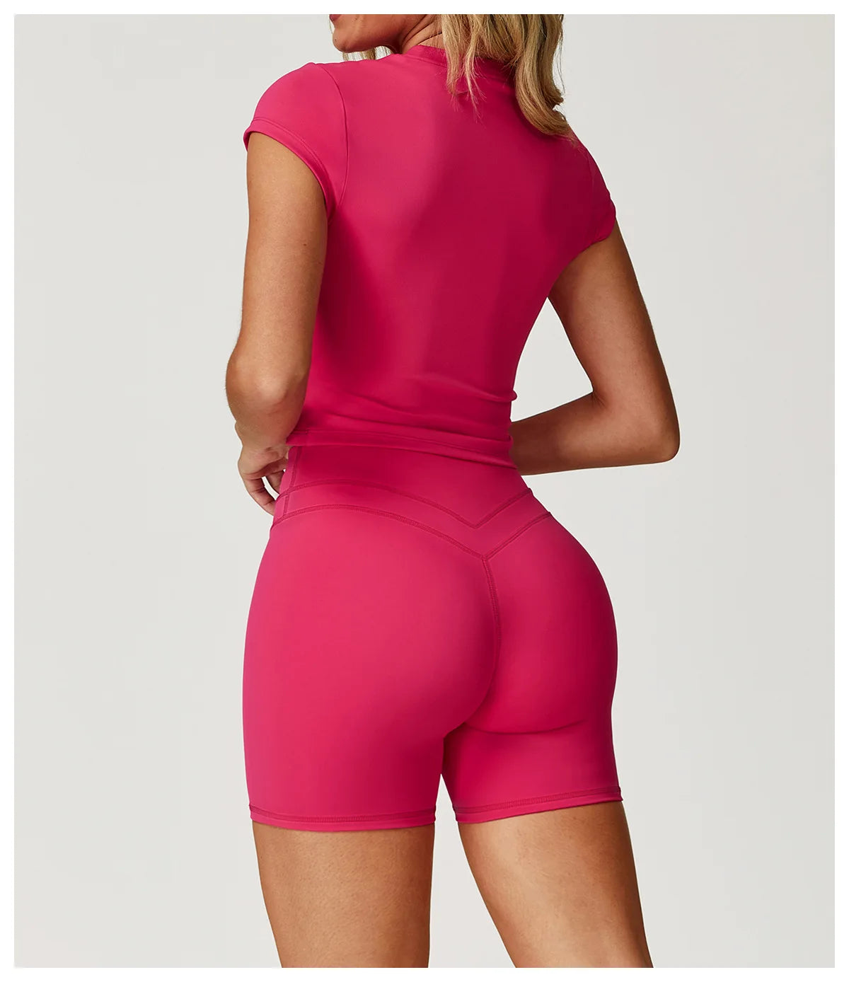 Sports T-shirt Women's Top Yoga Shirts Quick Dry Running Tops Tights Push Up Workout Gym Clothes Short Sleeve Fitness Sports Top