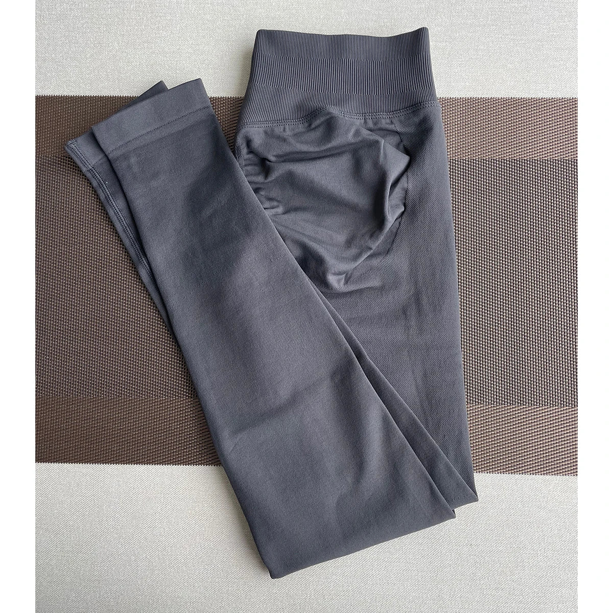 TKITK Leggings Women Seamless Sports Yoga Pants Low Ribbed Band Gym clothes Fitness Workout wear Scrunch Bum Tights