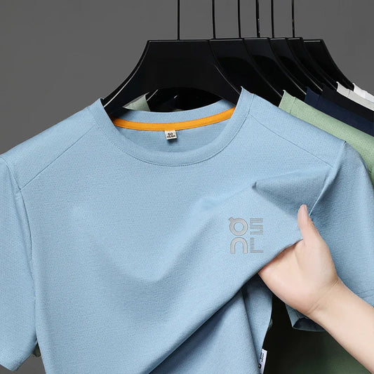 Designer Brand Men's Printed O-neck T-shirt Fashionable Casual Sports Short Sleeved Breathable Cool Luxurious Top Men's Clothing