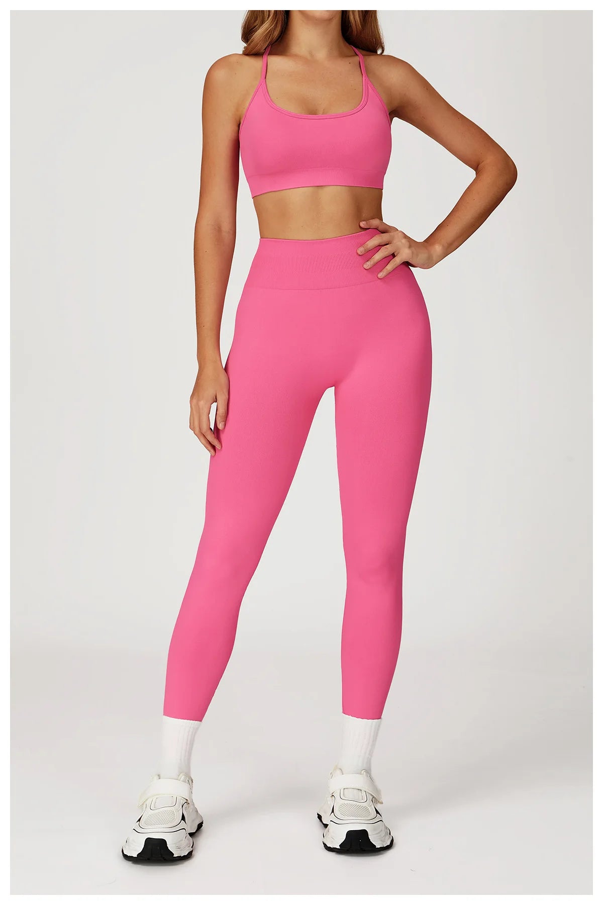 Seamless Women Yoga Bra Beautiful Back Tank Top Push Up Running Sport Bra Women Breathable Fitness Solid Color Underwea Crop Top