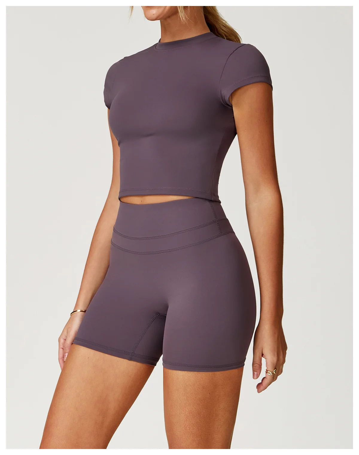 Sports T-shirt Women's Top Yoga Shirts Quick Dry Running Tops Tights Push Up Workout Gym Clothes Short Sleeve Fitness Sports Top