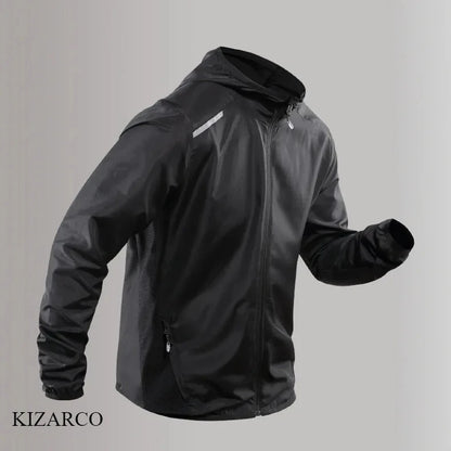 2025 Running Jacket Spring Reflective Gym Hooded Men Coat Jogging Gradient Color Sportswear Breathable Male Jackets Women