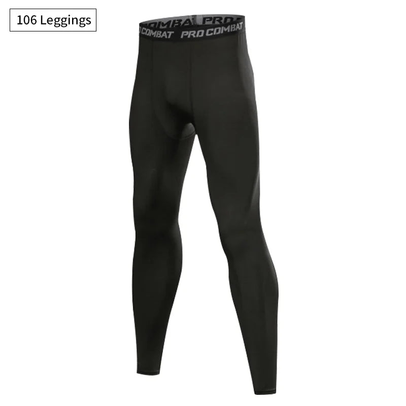 Tights Mens Spring Autumn Winter Basketball Training Elastic Fitness Base Pants Fast Dry Running Compression Long PantsIce Silk