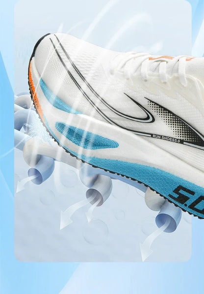 Unisex 2025 Full Carbon Plate Running Shoes Professional Marathon Racing Lightweight Bounce Cushion Breathable Sports Sneakers