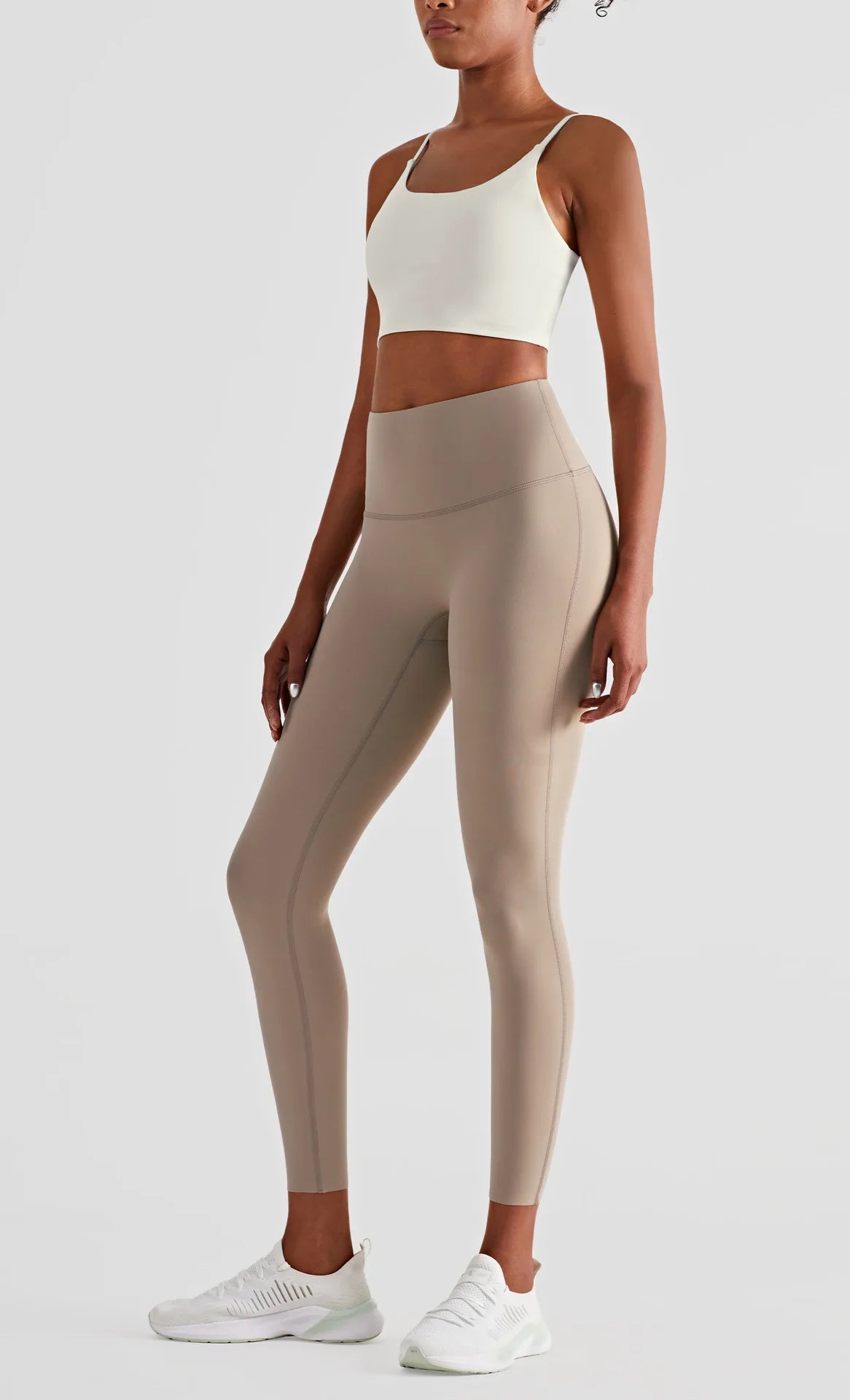 2024 New Solid Color Suspenders Yoga Fitness Naked Feel Sport Bra Gym Vest Quick Dry Breathable Running Vest Gym Wear