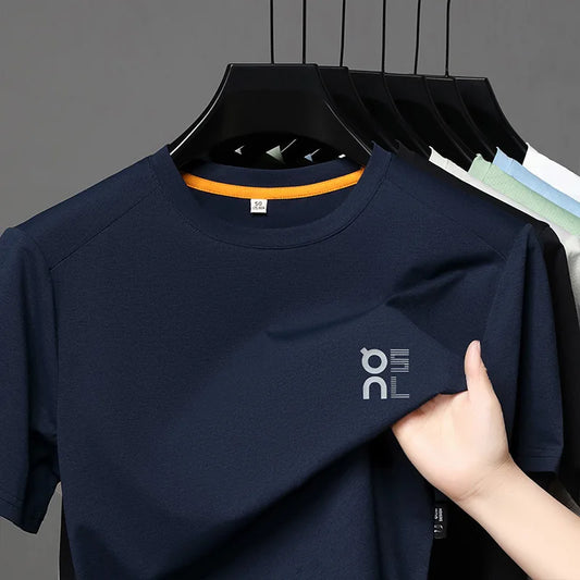 Designer Brand Men's Printed O-neck T-shirt Fashionable Casual Sports Short Sleeved Breathable Cool Luxurious Top Men's Clothing