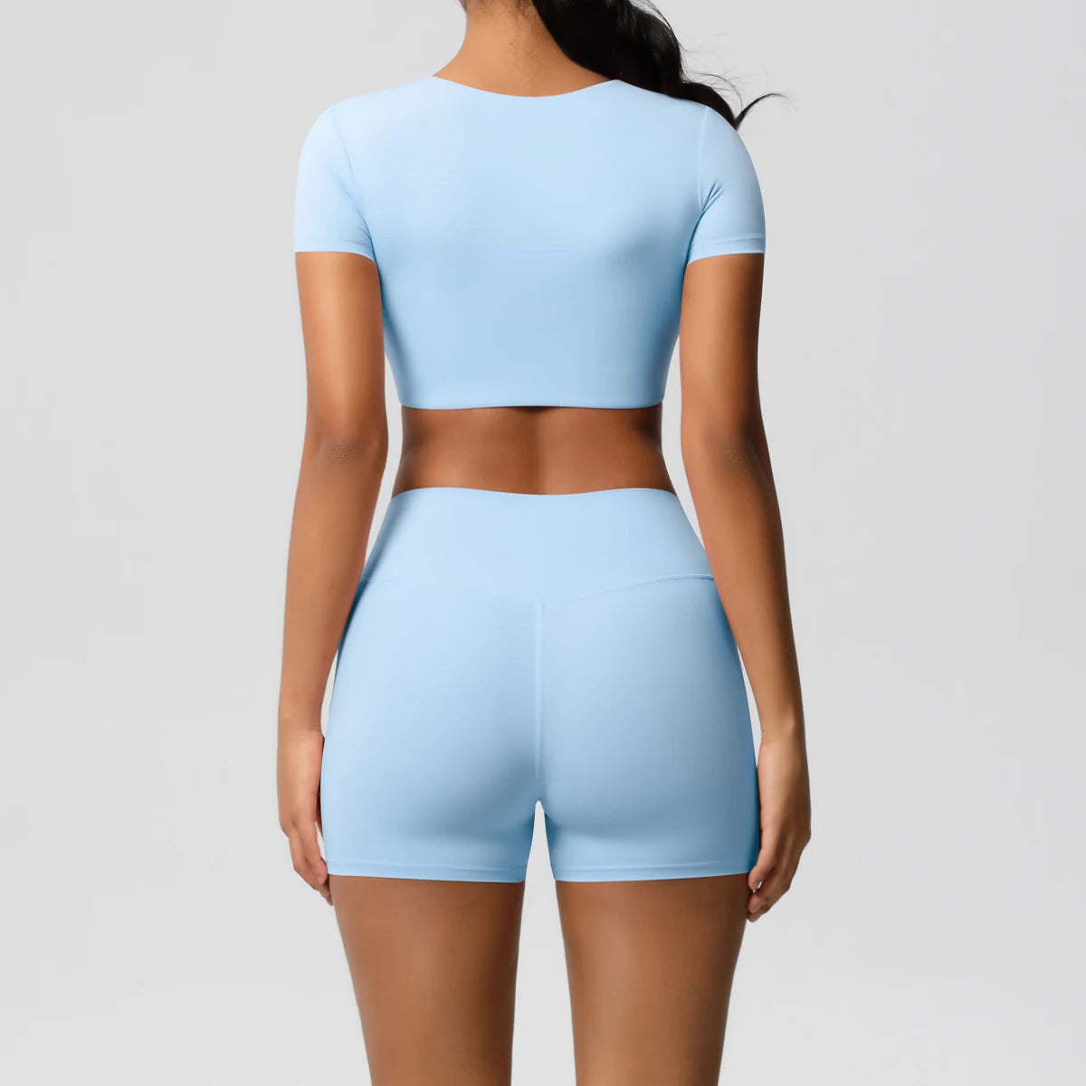 Workout Sportswear 2Pcs Piece Female Women Active Wear Sports Tank Top Women Gym Workout Leggins Booty Bum Leggins