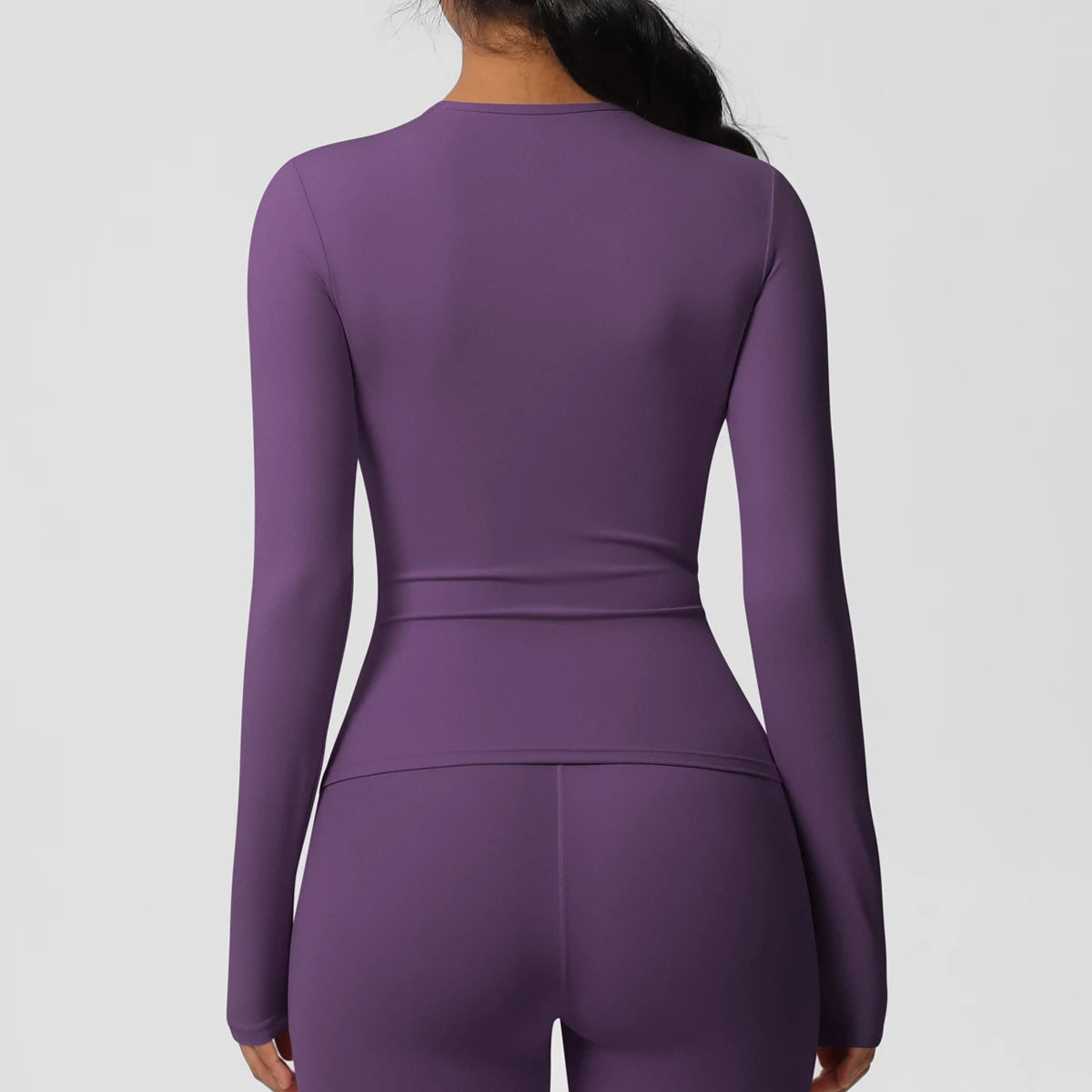 Long Sleeve Workout Top Gym Women Casual Outdoor Top  Workout Dry Fit Breathable High Elastic Sports Top Sports Long Sleeved