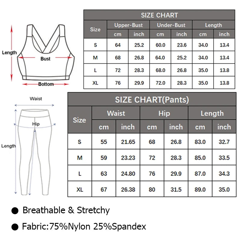 Women Two Pieces Fitness Yoga Set Buttery Soft Running Gym Suit Breathable Quick Dry Sportswear Female Strwetchy Workout Clothes
