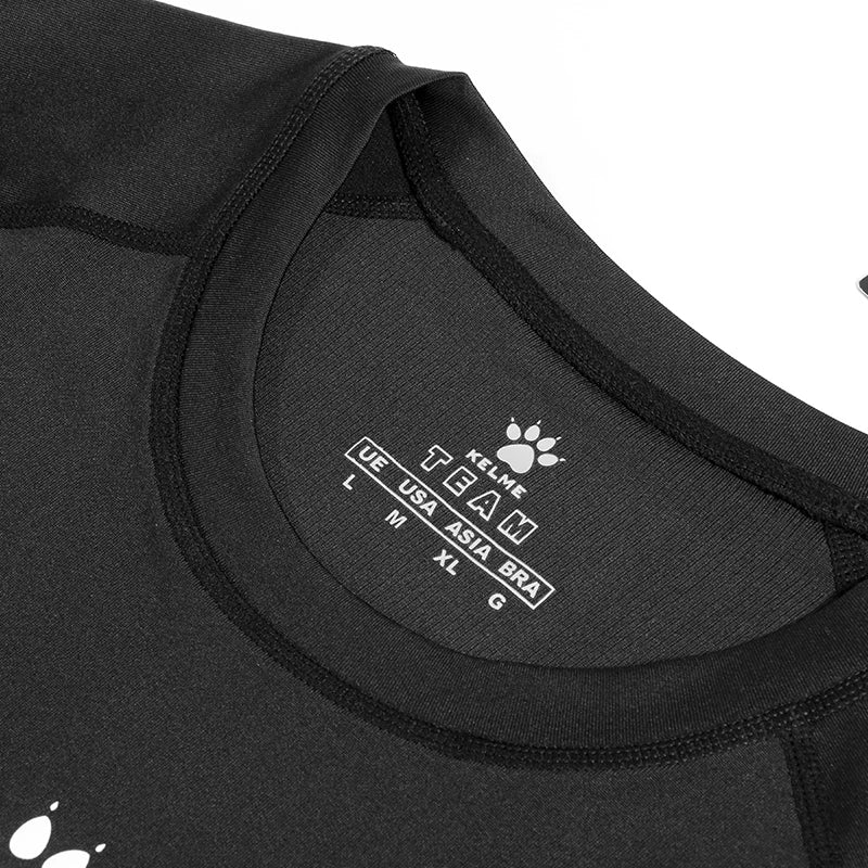Kelme Men's Outdoor Running T-shirt Sports Tight Clothes Compression Fitness Training Fast Drying Yoga Long Sleeve