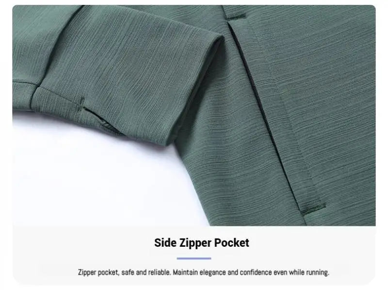 Mens Reflective Zip Stand Collar Running Jacket UPF50+ Sportwear for Jogging Gym Exercise Training Covered Thumbhole& Watch Cuff