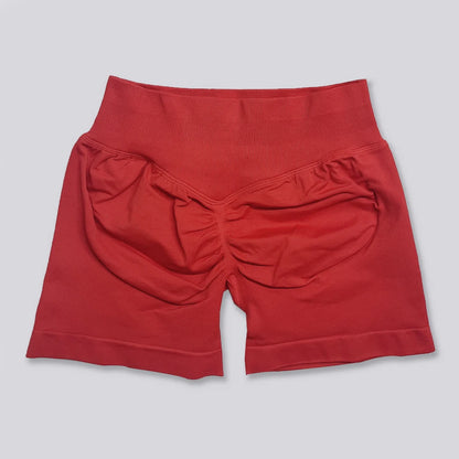 dfyoga Shorts 4.5" short gym mujer sportswear impact workout Low Ribbed Band Seamless Gym Fitness Shorts