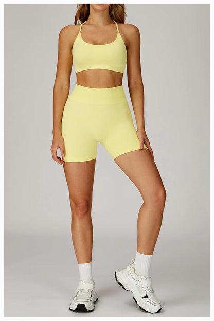 Seamless Women Yoga Bra Beautiful Back Tank Top Push Up Running Sport Bra Women Breathable Fitness Solid Color Underwea Crop Top