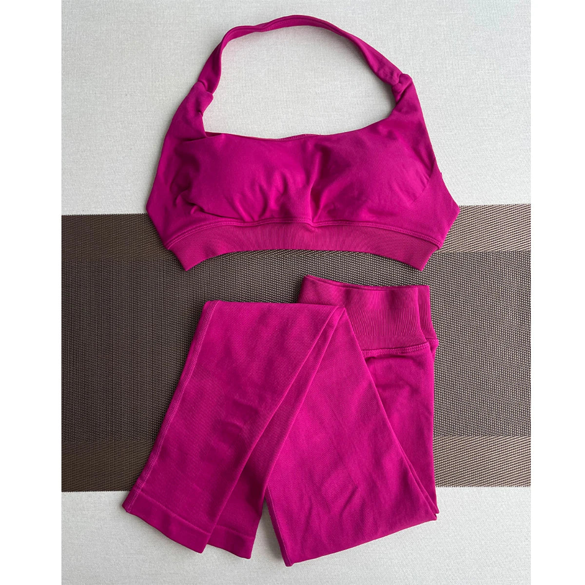 TKITK Leggings Women Seamless Sports Yoga Pants Low Ribbed Band Gym clothes Fitness Workout wear Scrunch Bum Tights