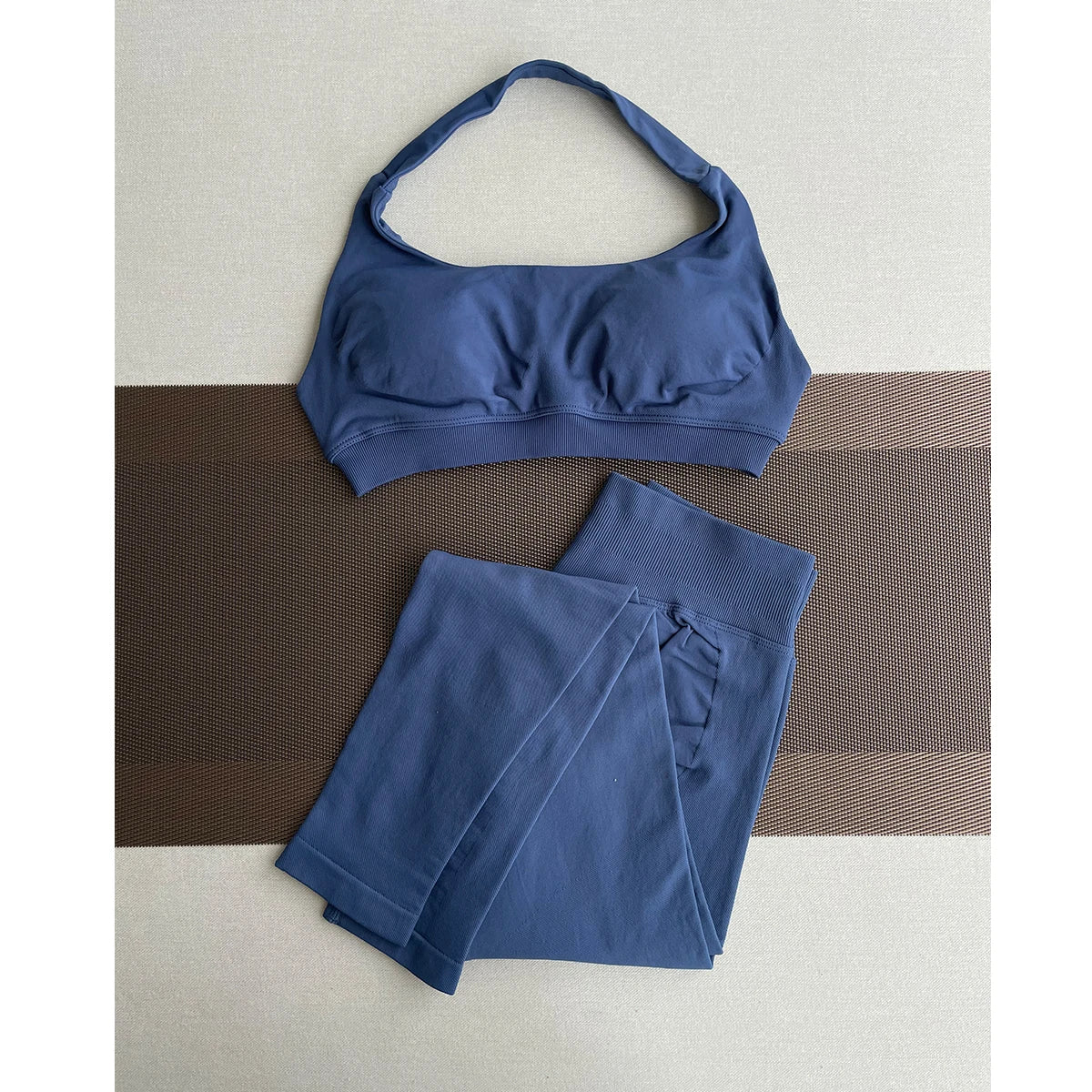 TKITK Leggings Women Seamless Sports Yoga Pants Low Ribbed Band Gym clothes Fitness Workout wear Scrunch Bum Tights