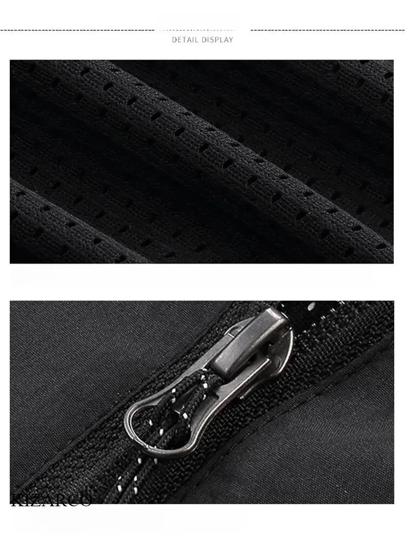 2025 Running Jacket Spring Reflective Gym Hooded Men Coat Jogging Gradient Color Sportswear Breathable Male Jackets Women