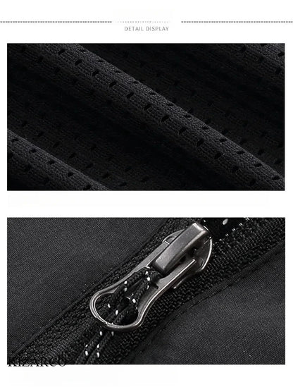 2025 Running Jacket Spring Reflective Gym Hooded Men Coat Jogging Gradient Color Sportswear Breathable Male Jackets Women