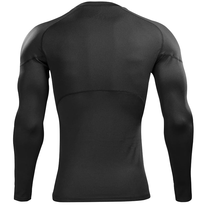 Kelme Men's Outdoor Running T-shirt Sports Tight Clothes Compression Fitness Training Fast Drying Yoga Long Sleeve