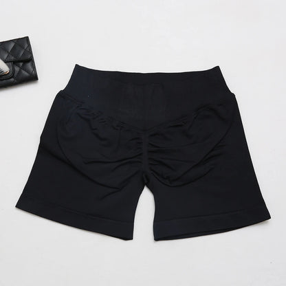 dfyoga Shorts 4.5" short gym mujer sportswear impact workout Low Ribbed Band Seamless Gym Fitness Shorts