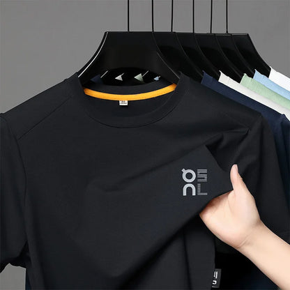 Designer Brand Men's Printed O-neck T-shirt Fashionable Casual Sports Short Sleeved Breathable Cool Luxurious Top Men's Clothing
