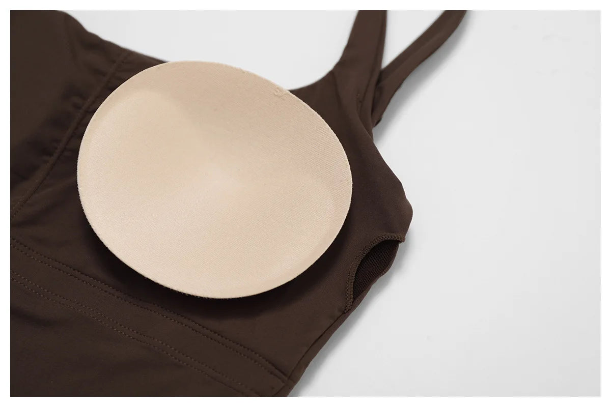 Ctenkevet Women's Workout Yoga Tank Top Quick-Dry Gym Sports Vest Female Running Tight Top Women U-Back Fitness Underwear