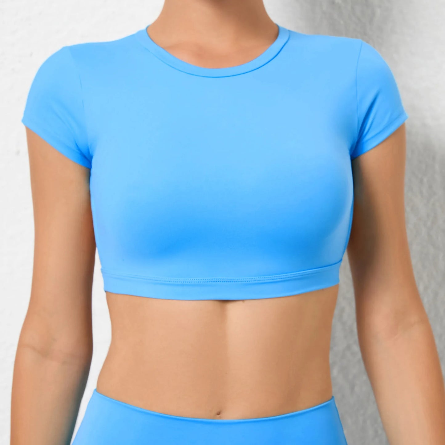 Hearuisavy Customizable Sports Shirts Workout Sportswear Backless Yoga Clothing Chest Pads Sport Crop Tops Gym Top Women