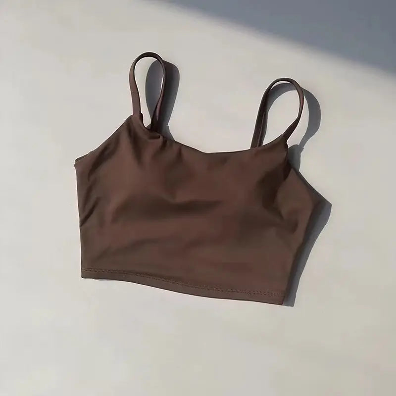 Sports Bra Top for Women, Push Up, Fixed Padded, Push Up Tops, Fitness Vest, Running, Gym Bra, Yoga, Breathable Sports Underwear