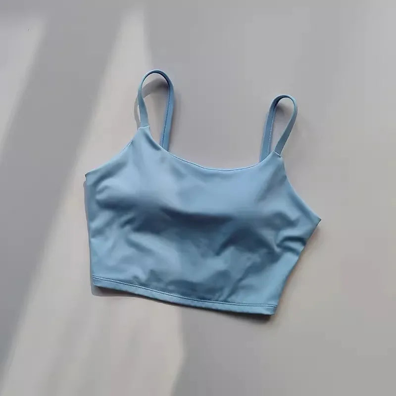 Sports Bra Top for Women, Push Up, Fixed Padded, Push Up Tops, Fitness Vest, Running, Gym Bra, Yoga, Breathable Sports Underwear