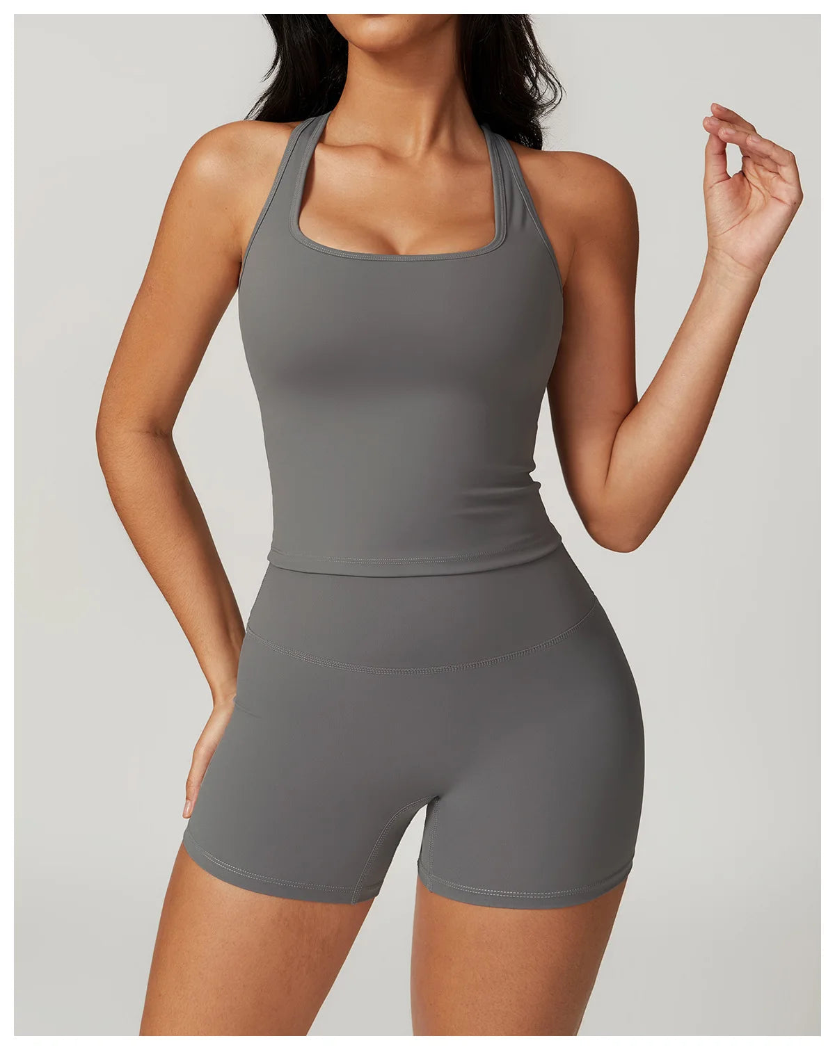 Hearuisavy Shockproof Yoga Vest Running Gym Tank Top Women Fitness Quick-Dry Workout Vest Female Sports Sleeveless Top Women