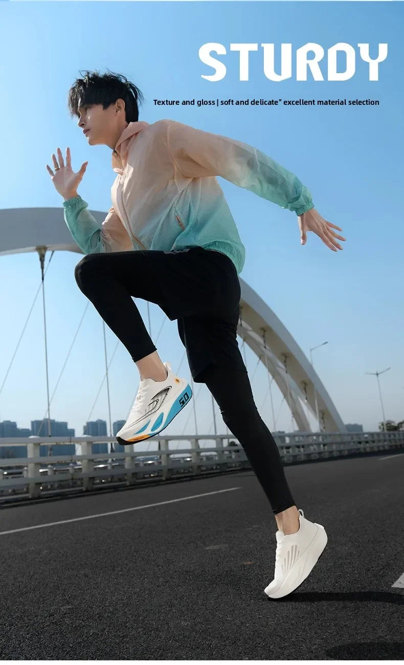 Unisex 2025 Full Carbon Plate Running Shoes Professional Marathon Racing Lightweight Bounce Cushion Breathable Sports Sneakers