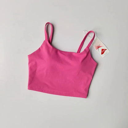 Sports Bra Top for Women, Push Up, Fixed Padded, Push Up Tops, Fitness Vest, Running, Gym Bra, Yoga, Breathable Sports Underwear