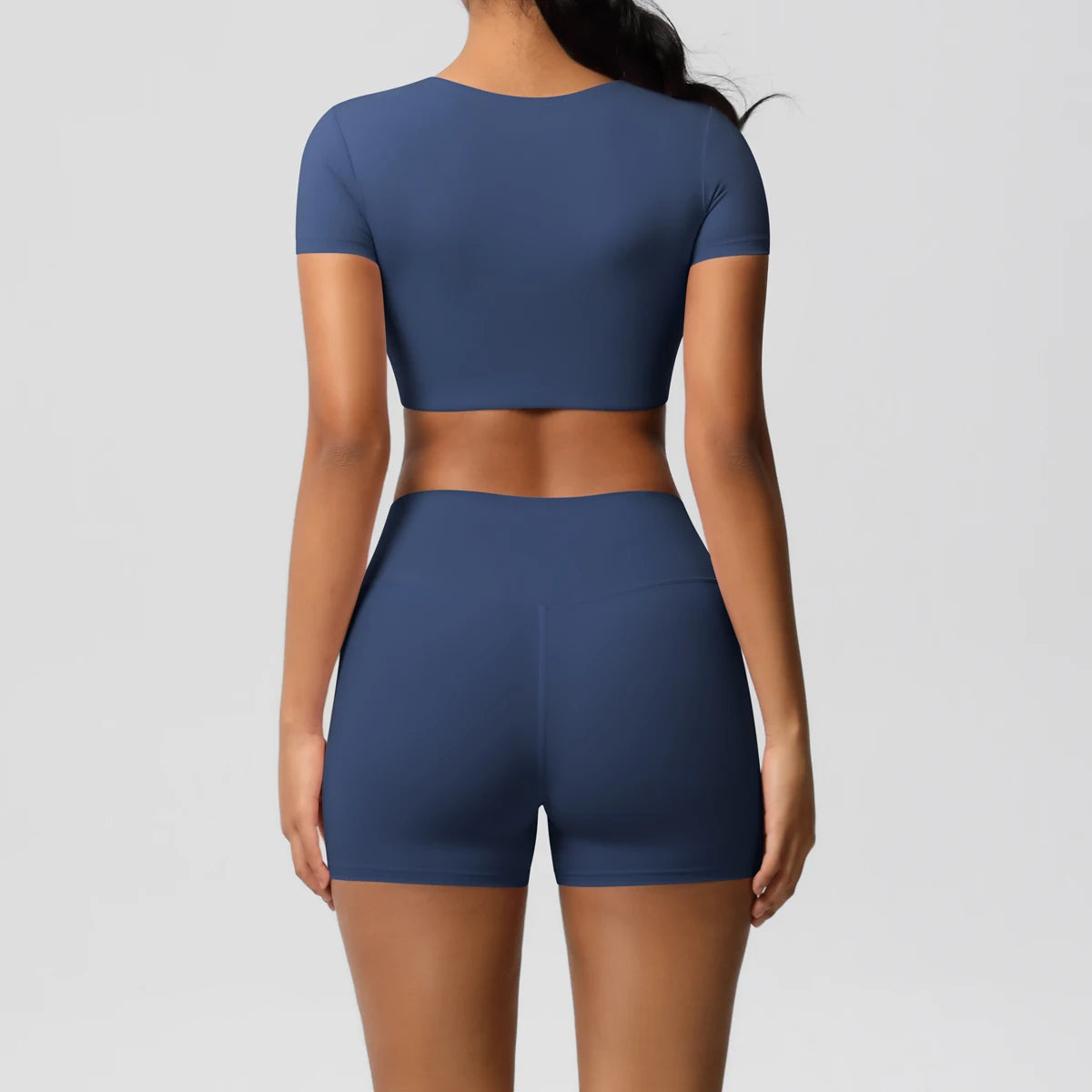 Workout Sportswear 2Pcs Piece Female Women Active Wear Sports Tank Top Women Gym Workout Leggins Booty Bum Leggins