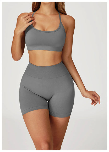 Seamless Women Yoga Bra Beautiful Back Tank Top Push Up Running Sport Bra Women Breathable Fitness Solid Color Underwea Crop Top