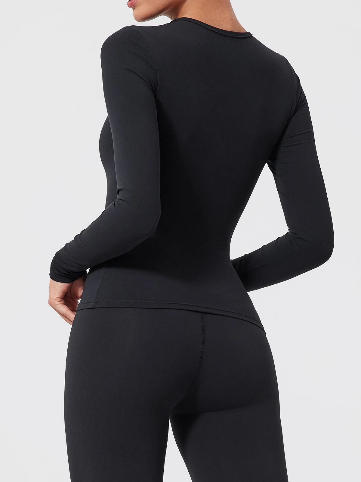 Ctenkevet Sports Long Sleeved Shirts Women Casual Outdoor Top Gym Fitness Wear T-shirt  Yoga Shirt Push Up Workout Clothes Women