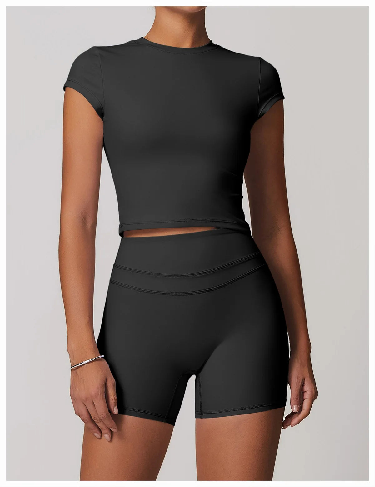 Sports T-shirt Women's Top Yoga Shirts Quick Dry Running Tops Tights Push Up Workout Gym Clothes Short Sleeve Fitness Sports Top