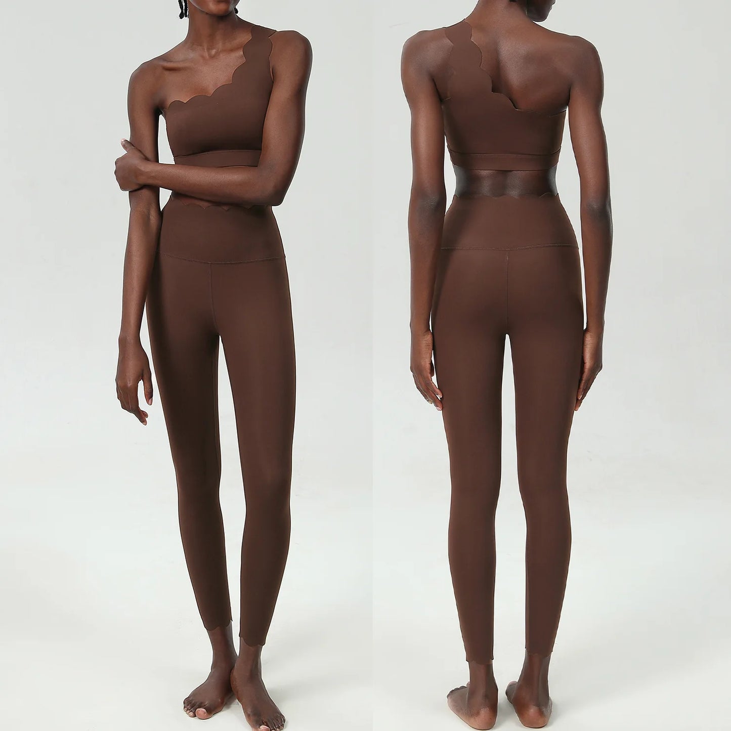 Women Two Pieces Fitness Yoga Set Buttery Soft Running Gym Suit Breathable Quick Dry Sportswear Female Strwetchy Workout Clothes