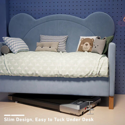 2in1 Walking Pad Treadmill Portable for Home&Office Under Desk 15.35*31.5in Belt Treadmill with Max 250lbs Quiet 45dB Treadmill