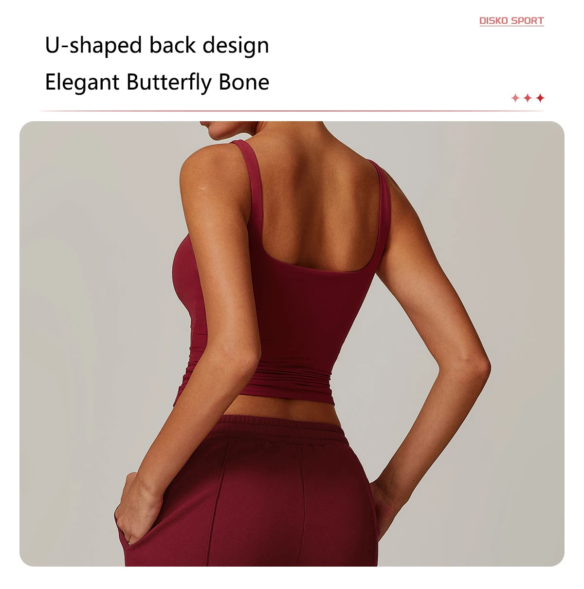 Ctenkevet Women's Workout Yoga Tank Top Quick-Dry Gym Sports Vest Female Running Tight Top Women U-Back Fitness Underwear