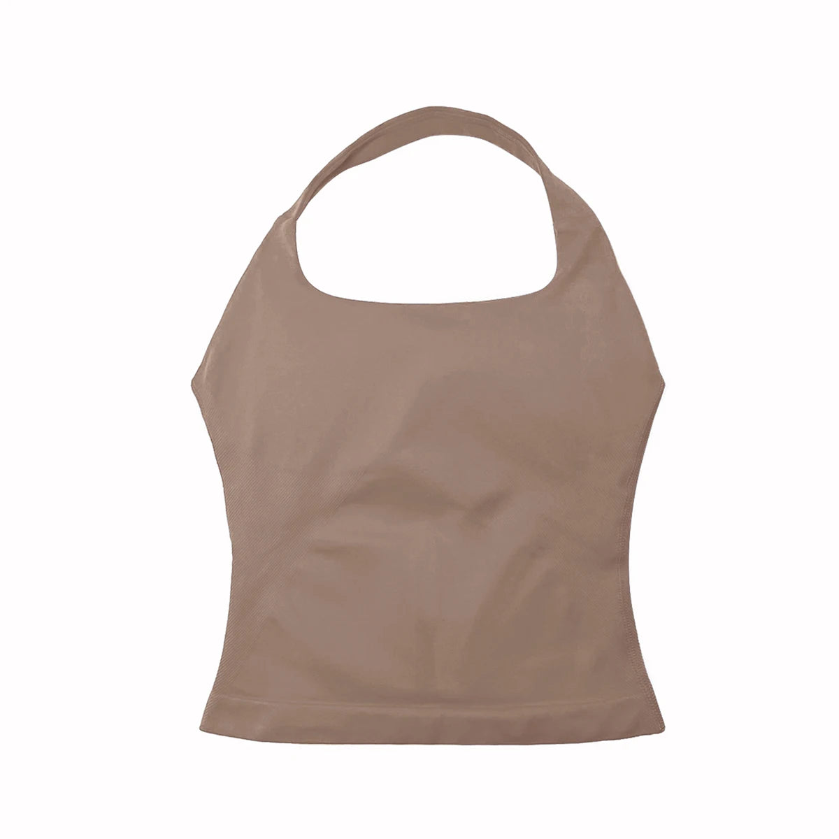 NCLAGEN Gym Halter Top Woman longline strappy tank Padded yoga clothing Fitness workout Running Activewear pilates clothes