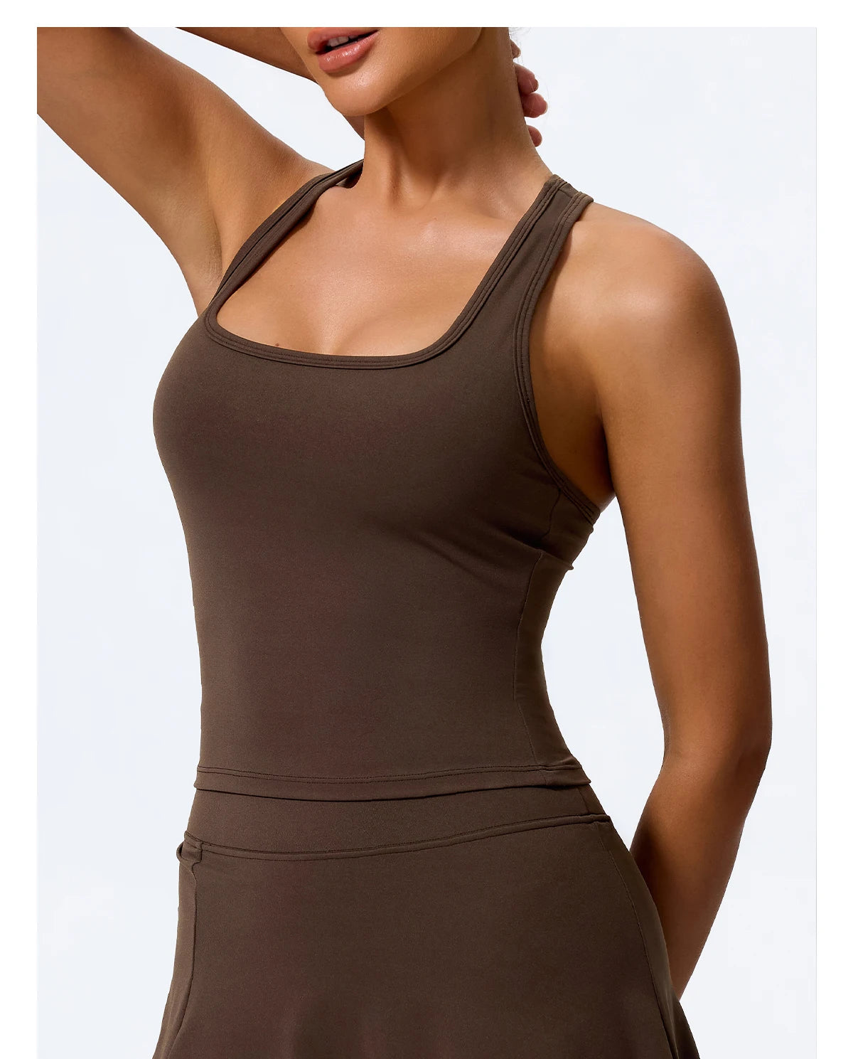 Hearuisavy Shockproof Yoga Vest Running Gym Tank Top Women Fitness Quick-Dry Workout Vest Female Sports Sleeveless Top Women