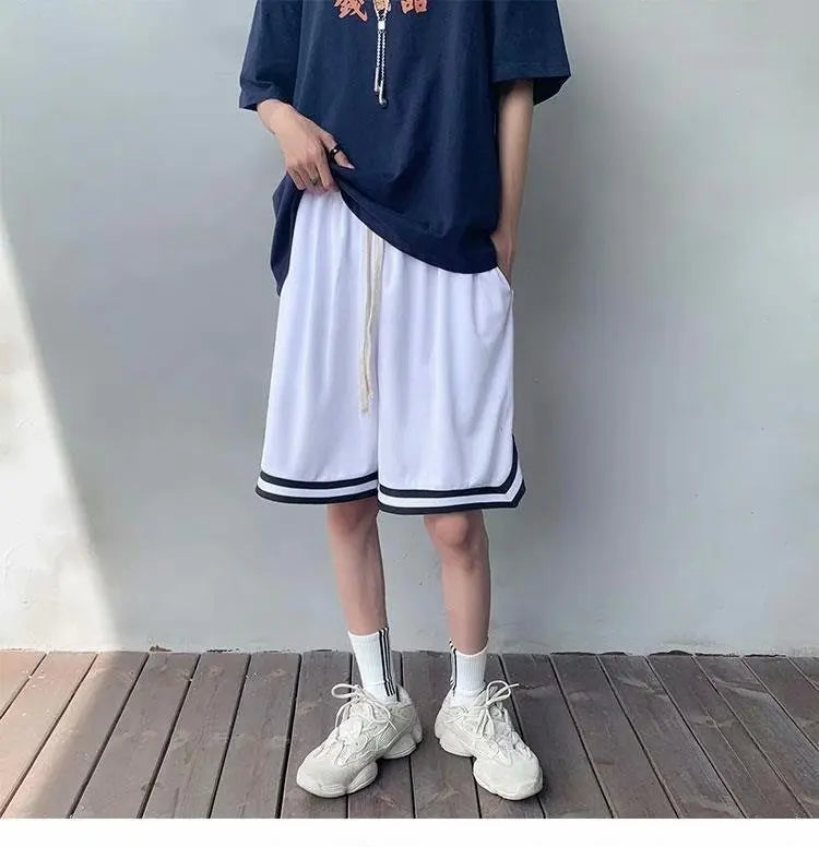 1pcs Summer Men's Sport Basketball Shorts Large Size Male Mesh Quick Dry Gym Shorts Fitness Joggers Casual Breathable Short Pant