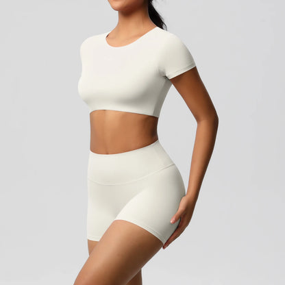 Workout Sportswear 2Pcs Piece Female Women Active Wear Sports Tank Top Women Gym Workout Leggins Booty Bum Leggins