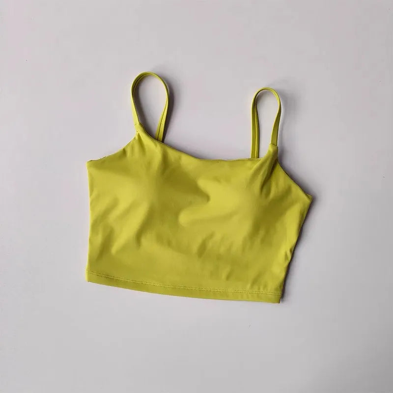 Sports Bra Top for Women, Push Up, Fixed Padded, Push Up Tops, Fitness Vest, Running, Gym Bra, Yoga, Breathable Sports Underwear