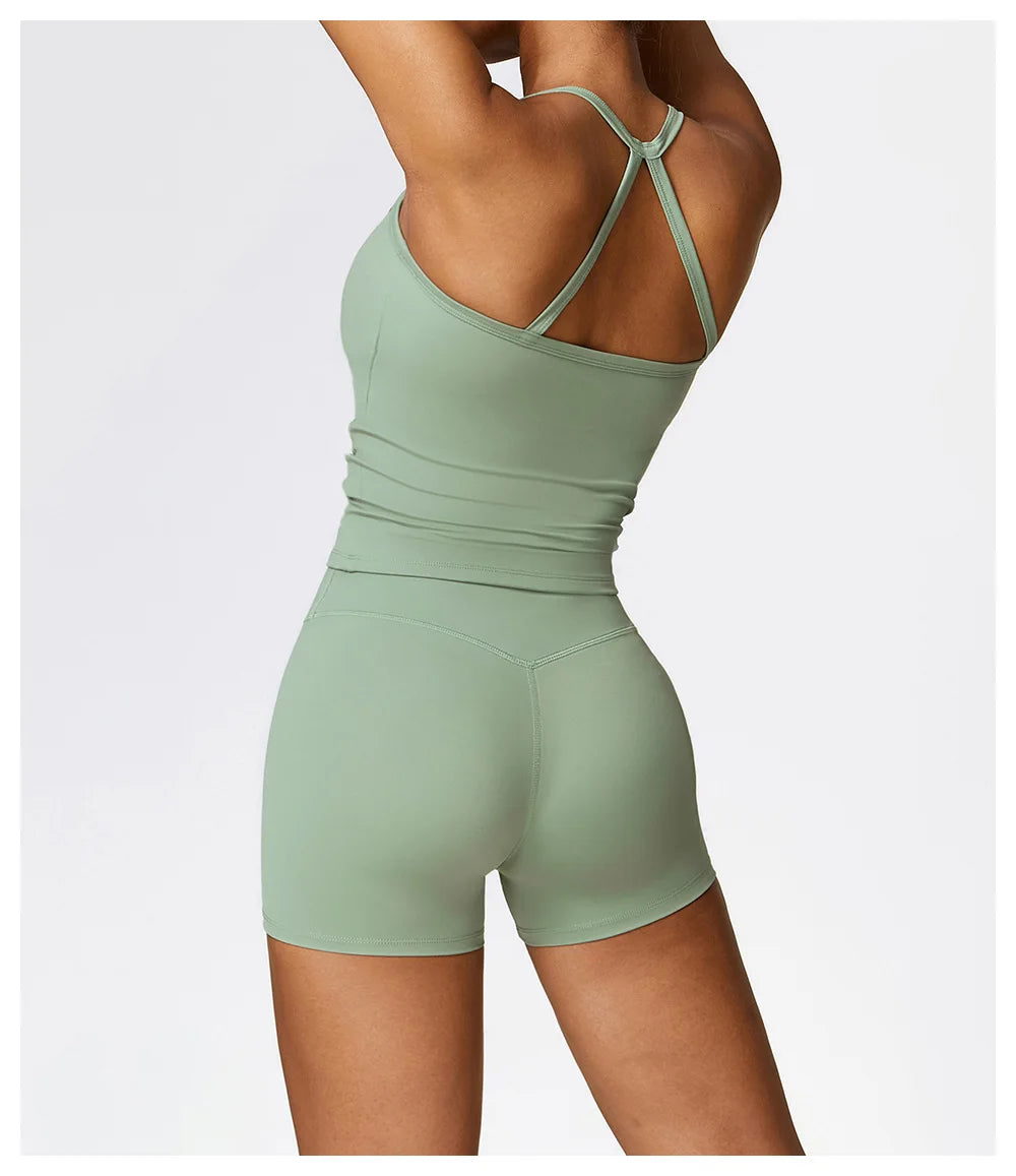 Women Cross Back Yoga Sports Bra Breathable Shock Proof Gym Workout Fitness Push up Top Yoga Running Active Sportswear Vest Bra