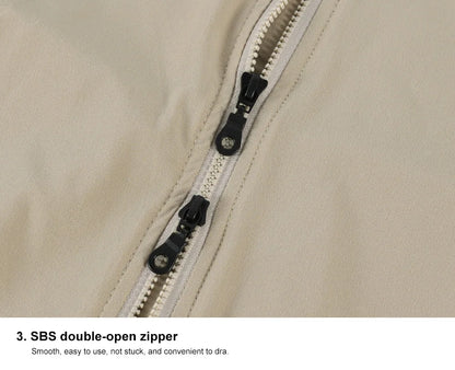 HISERWA Men Cycling Jacket Windproof Waterproof Lightweight Long Sleeve Mountain Bike Jacket Motorcycle Jacket Cycling Clothing