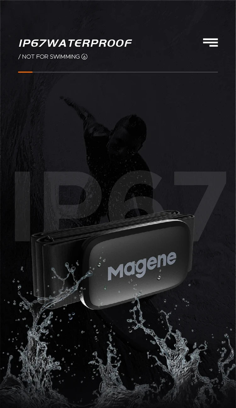 Magene H303 H64 Heart Rate Monitor Mover Sensor Dual ANT Bluetooth With Chest Strap Cycling Computer Bike Wahoo Garmin Sports