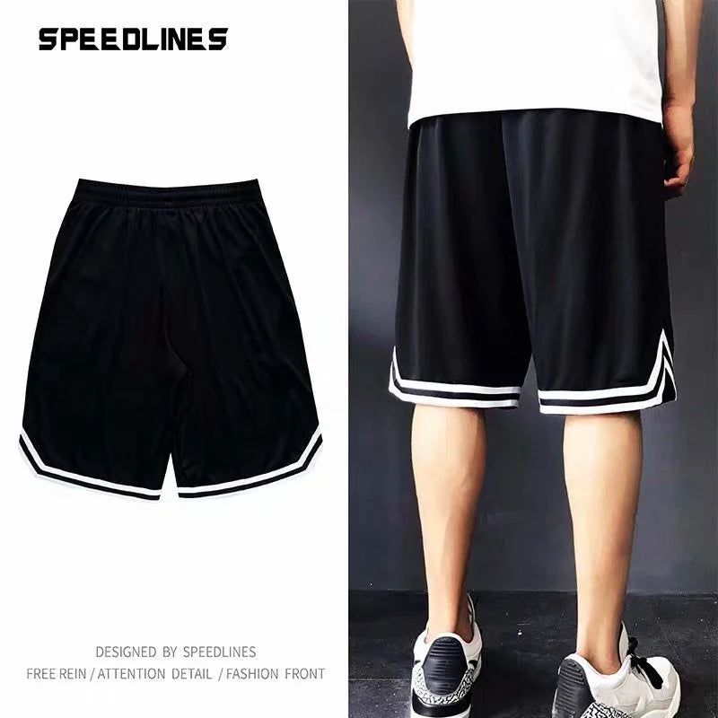 1pcs Summer Men's Sport Basketball Shorts Large Size Male Mesh Quick Dry Gym Shorts Fitness Joggers Casual Breathable Short Pant