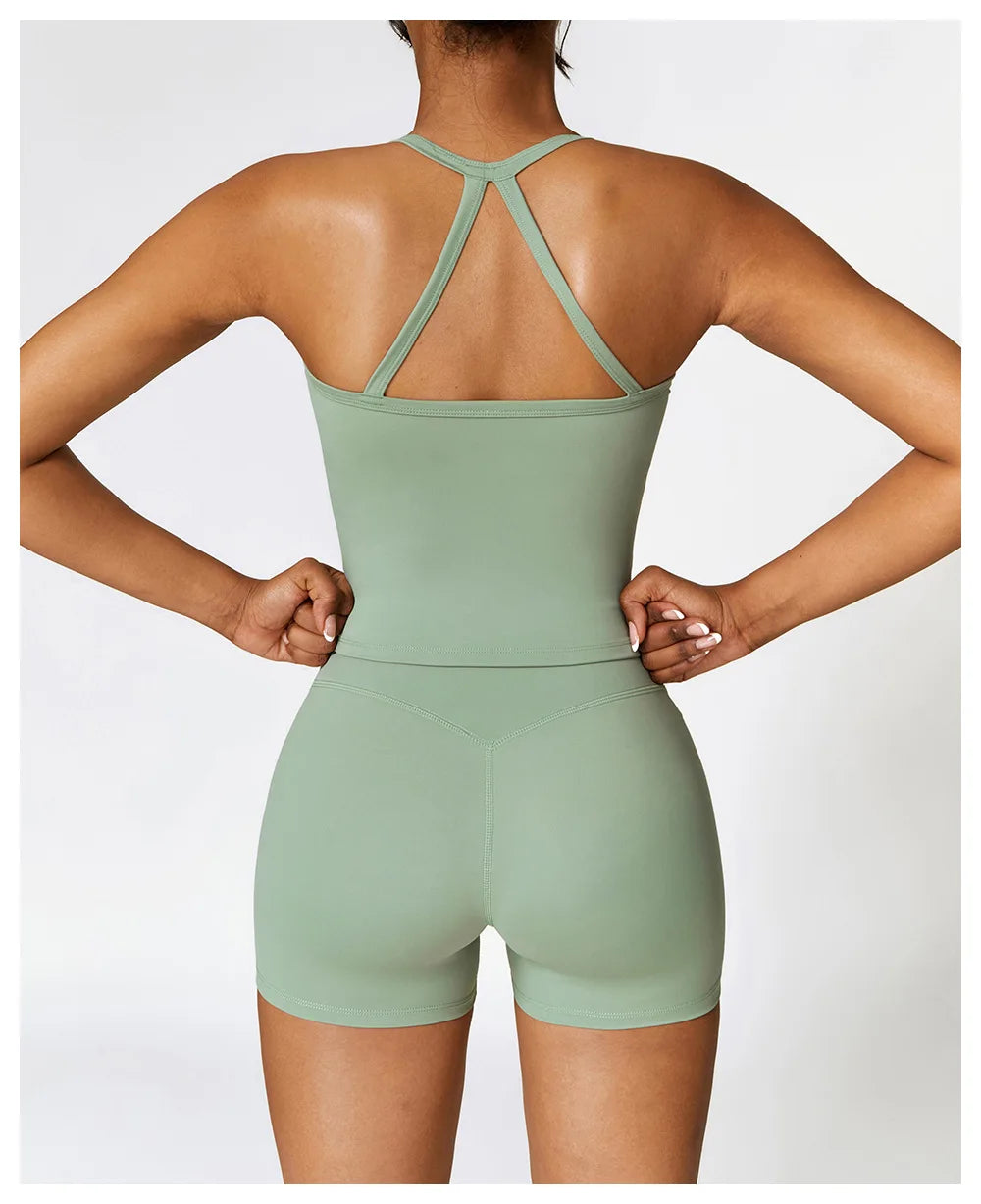 Women Cross Back Yoga Sports Bra Breathable Shock Proof Gym Workout Fitness Push up Top Yoga Running Active Sportswear Vest Bra